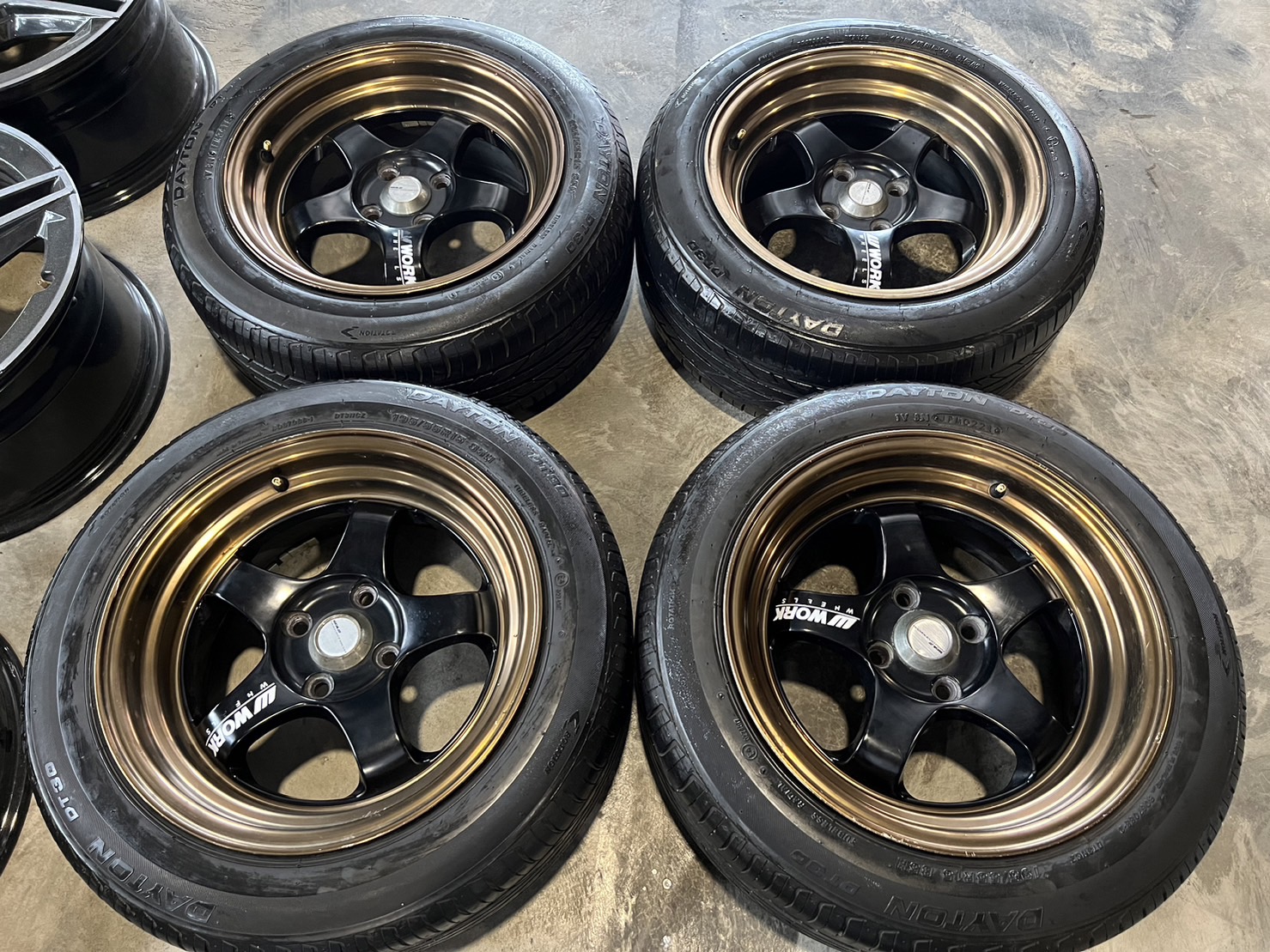 ล้อมือสอง W WORK S1 15” x 7.5 et28 4h100