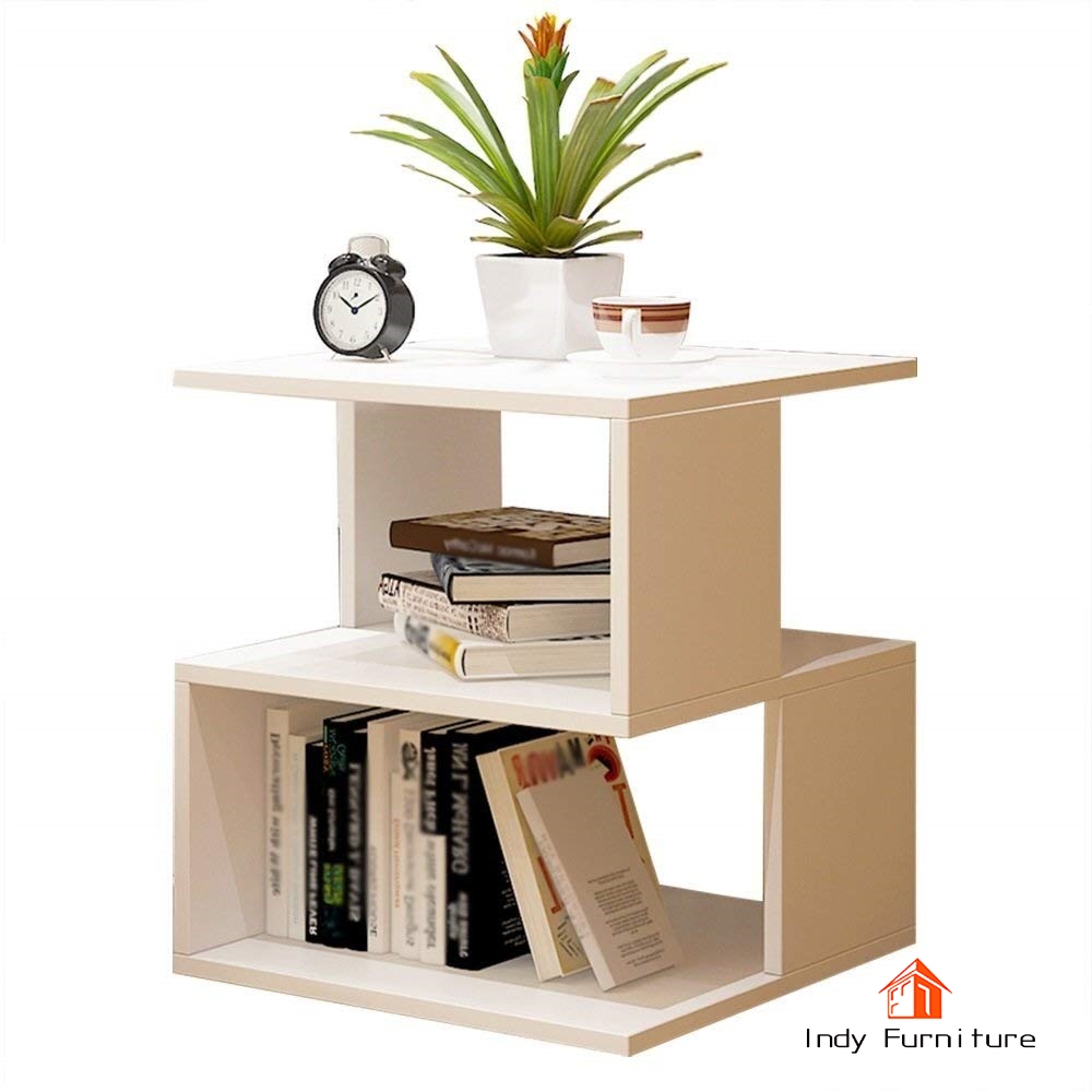 โต๊ะข้างอเนกประสงค์ เมลามีน รุ่น Robot-ML (กันน้ำ ทนแรงขูดขีดและความร้อน ) ใช้เครื่อง CNC ตัด ได้มาตรฐาน