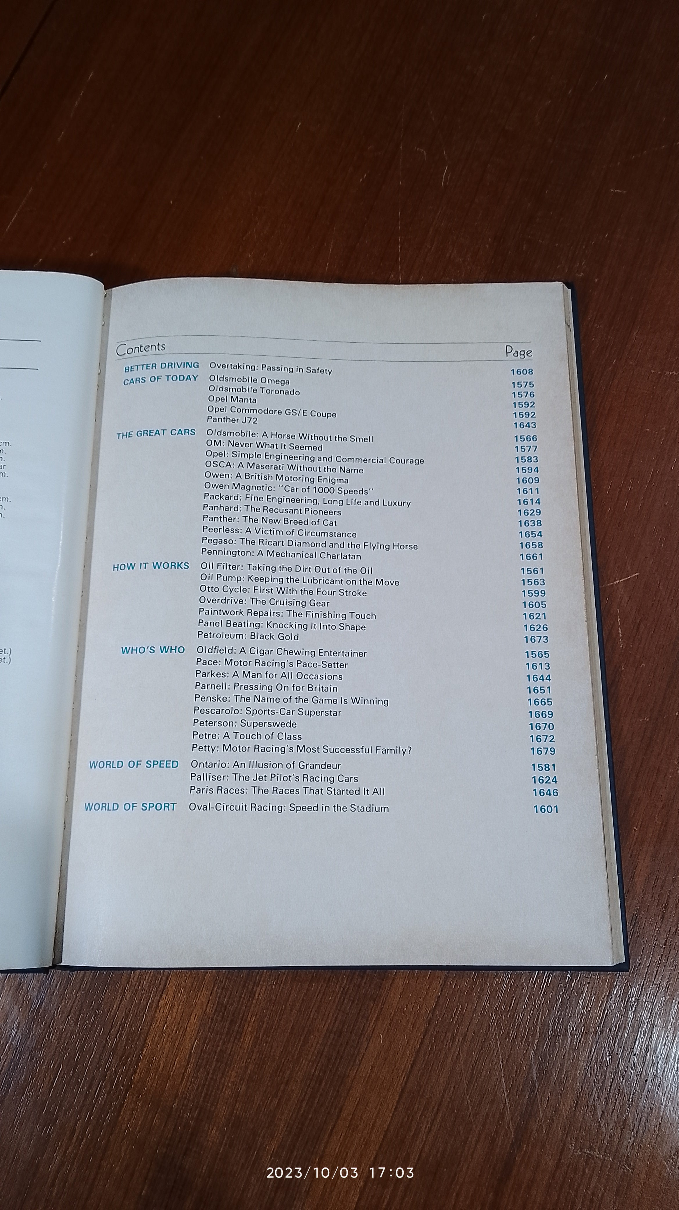 The World of Automobiles - An Illustrated Encyclopedia of the Motor Car : Volume 14