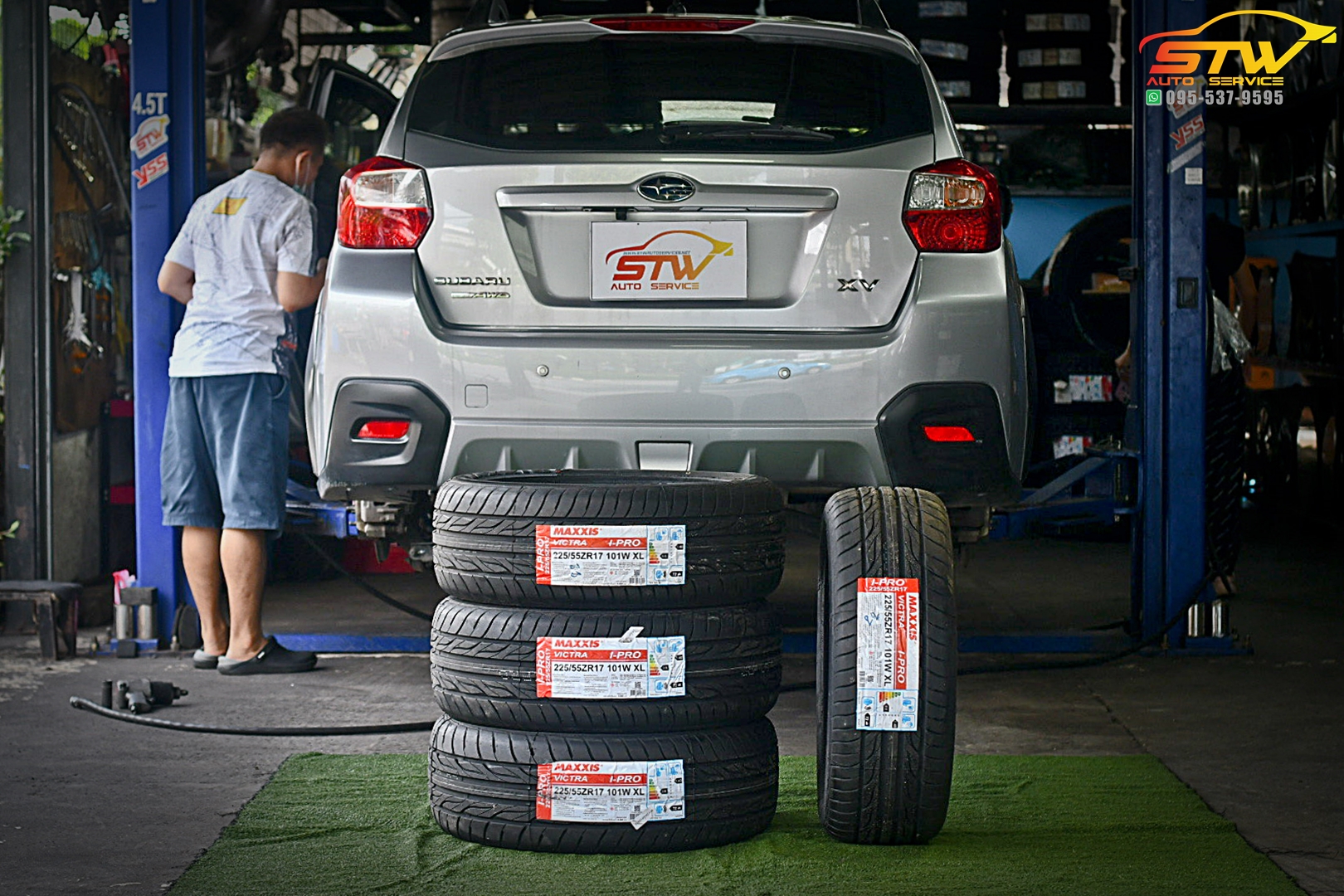เปลี่ยนยาง SUBARU XV MAXXIS i PRO 225/55R17 101W