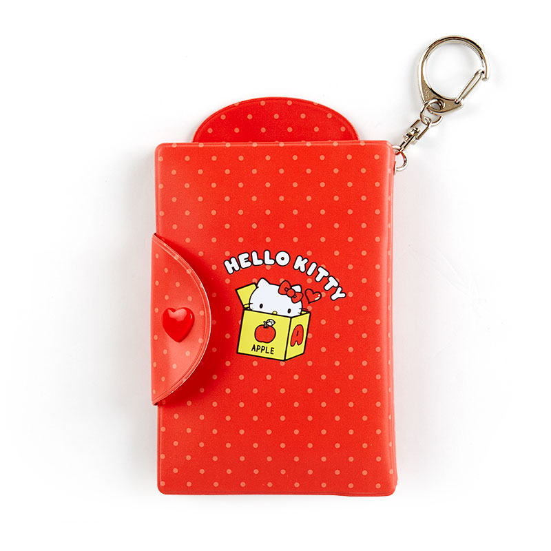 พวงกุญแจ Sanrio Character Ranking Memo & Seal Case แบบ Hello Kitty ขนาด 8 x 1 x 12.5 ซม. ด้านในมีกระดาษให้ 20 แผ่น สติกเกอร์ 13 ชิ้น ใส่รูปโชว์ด้านหน้าได้