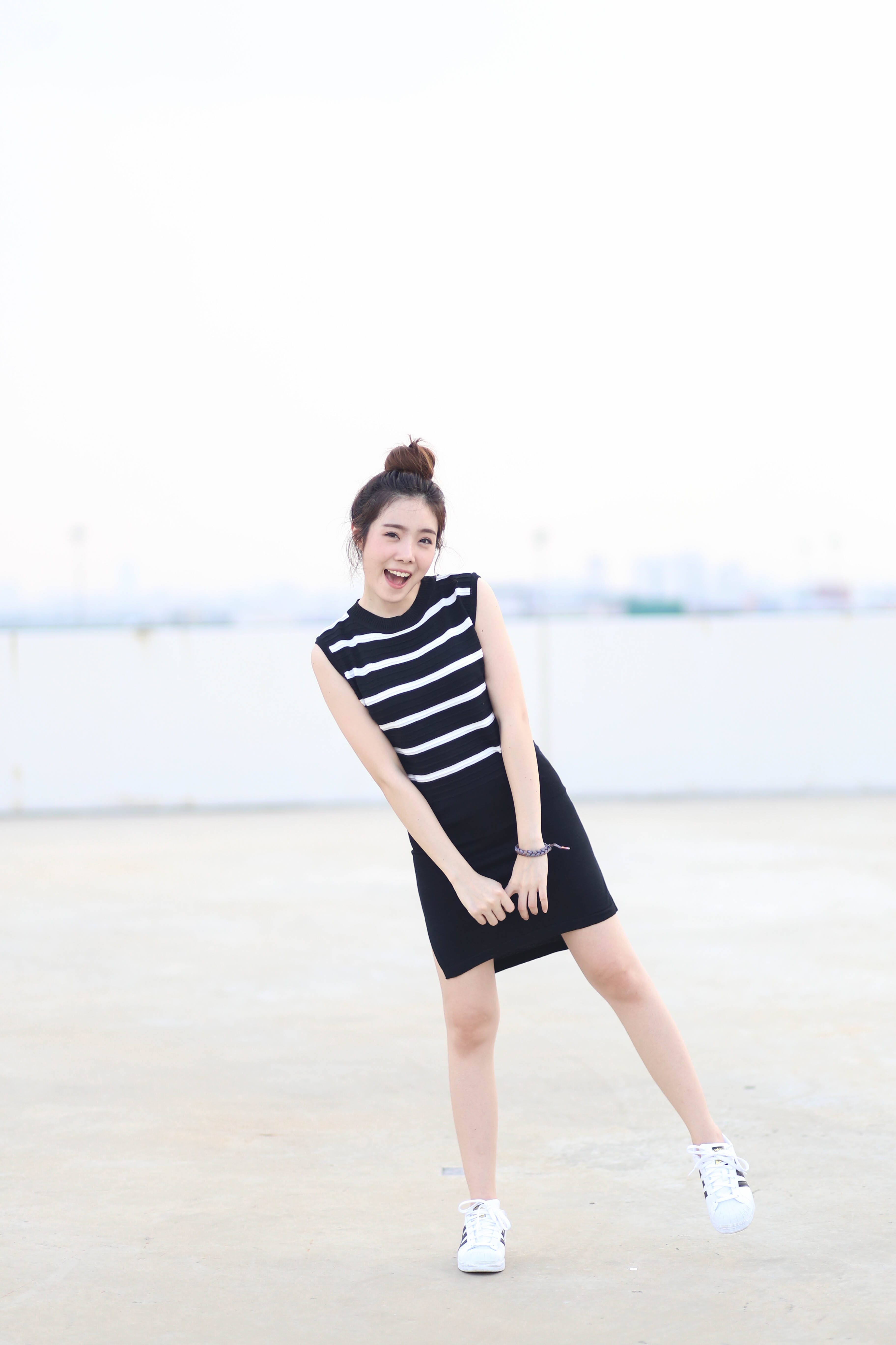 Anita Stripe Knit dress