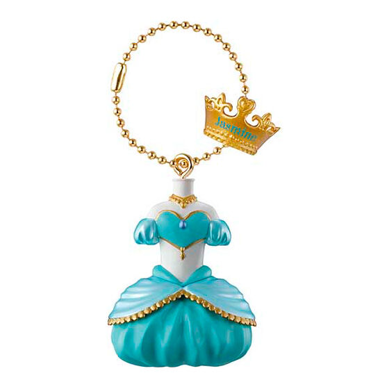 พวงกุญแจ Disney Costume Charms เป็นแบบเสื้อผ้าของเจ้าหญิงดิสนีย์ มาพร้อมมงกุฎ ตัวใหญ่ สูงประมาณ 5 ซม. มี 4 แบบให้เลือก