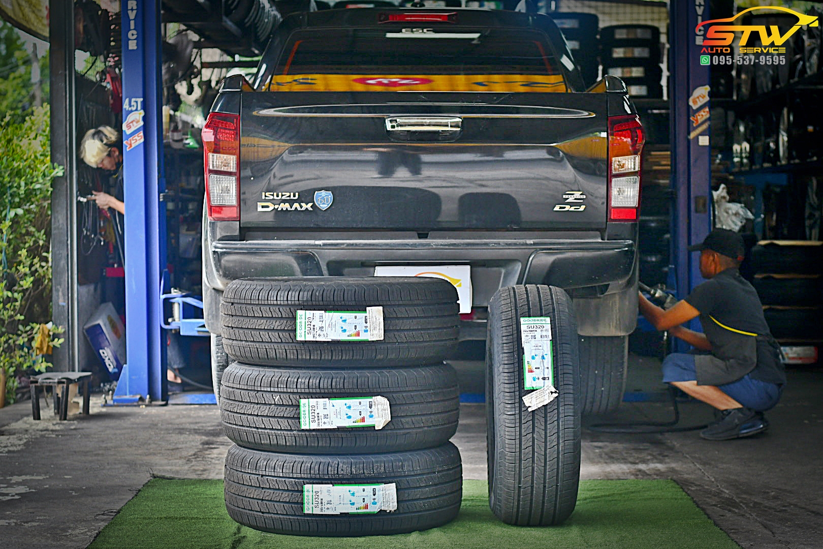 เปลี่ยนยาง ISUZU HI-LANDER GOODRIDE SU320 265/60R18 114V