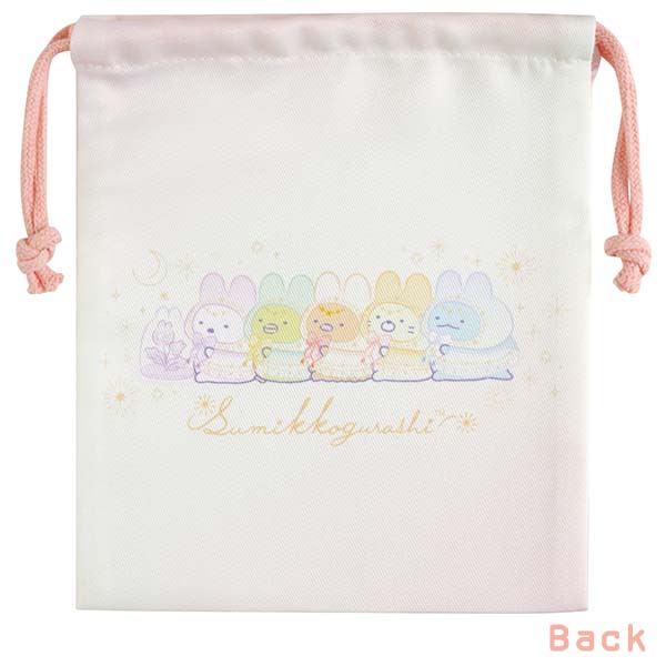 เซ็ตกระเป๋ารูดเชือก 3 ใบ ลาย Sumikko Gurashi Rabbit's Mysterious Charm ขนาด 21 x 18 ซม.