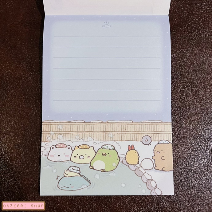 สมุดฉีก Sumikko Gurashi Picture Book Art Collection แบบสีชมพู ขนาด 14.8 x 10.5 ซม. มี 4 ลาย รวม 100 แผ่น