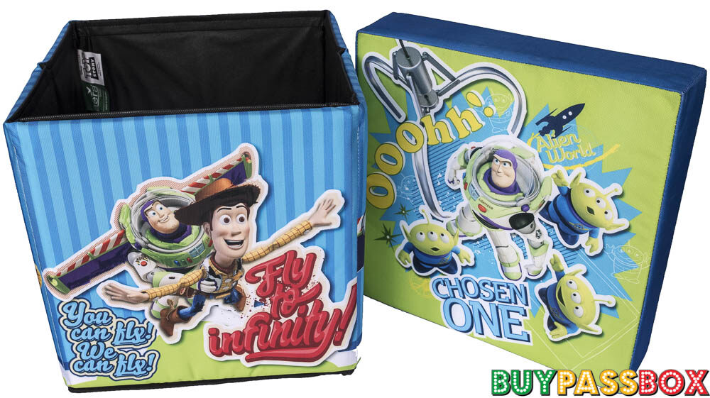 เก้าอี้กล่องเก็บของ 2in1 สตูล TOY STORY