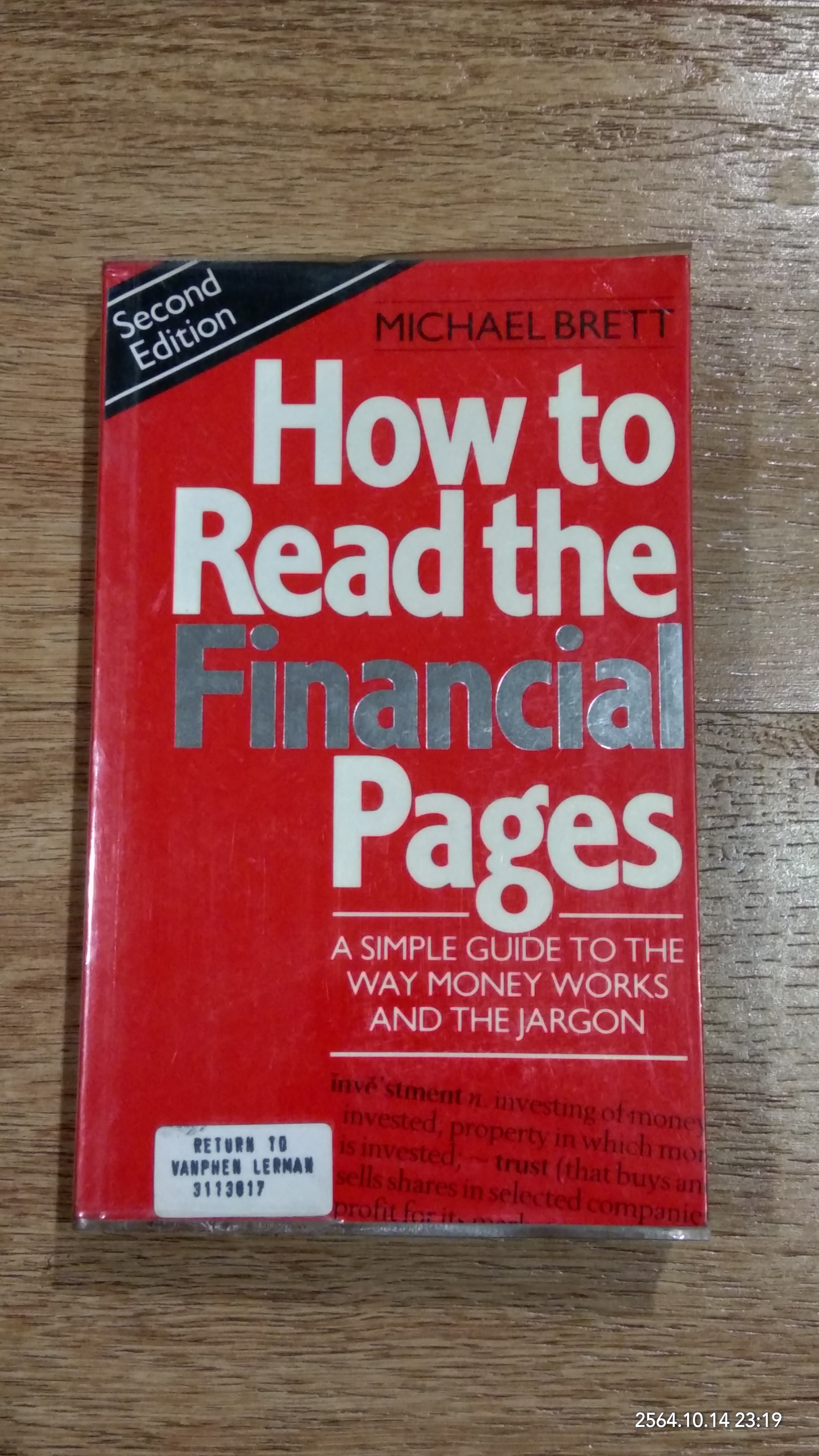 How to Read the Financial Pages / MICHAEL BRETT
