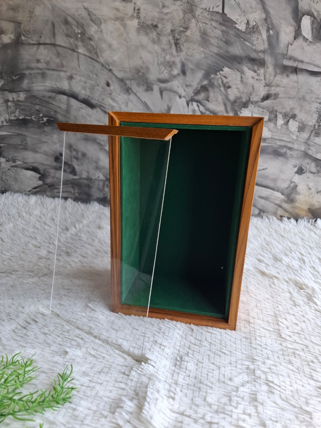 กล่องไม้สักฝาสไลด์