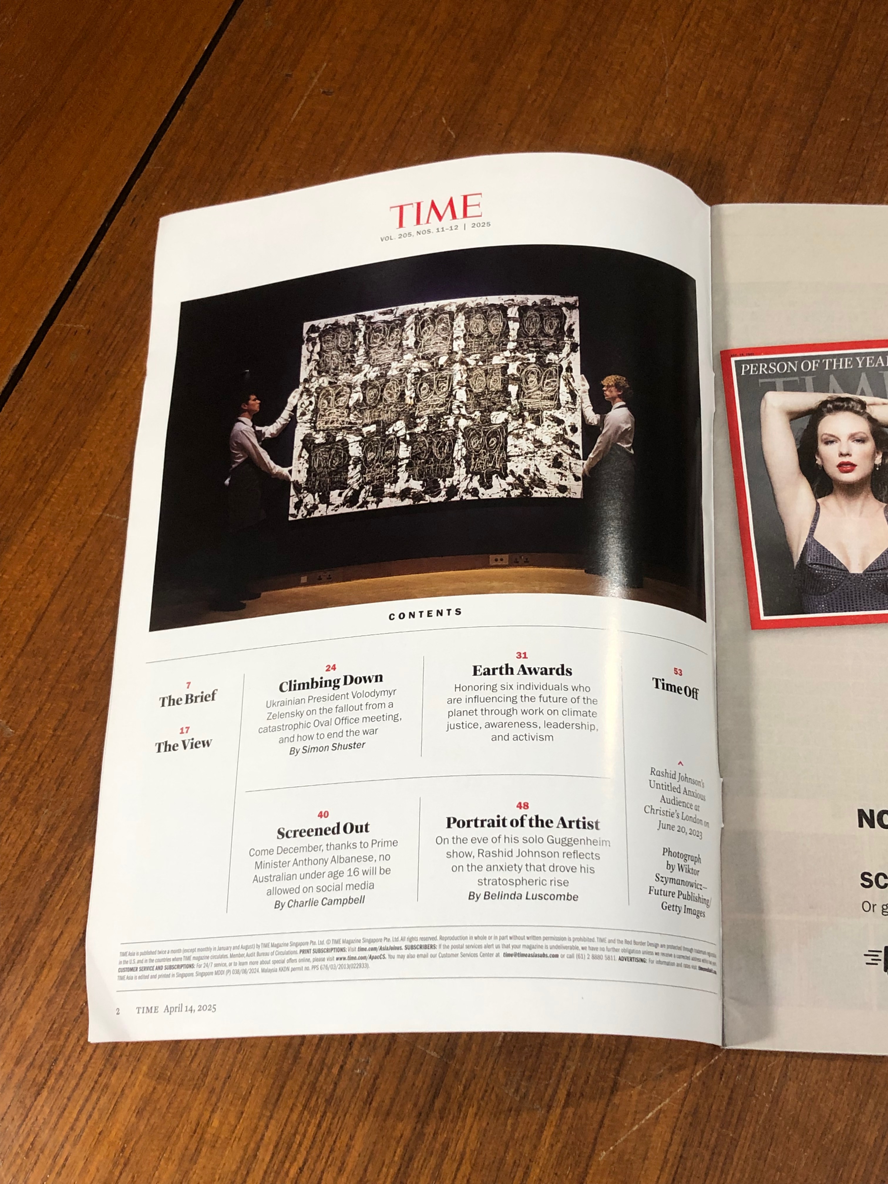 Time Magazine The Endgame Volodymyr Zelensky April 14 2025