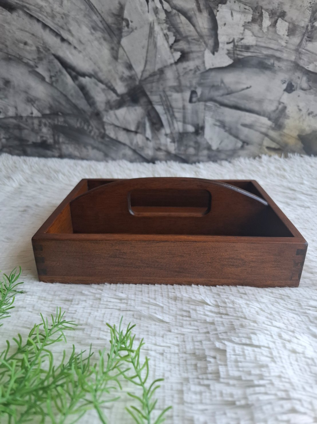 ถาดไม้ยางพารา