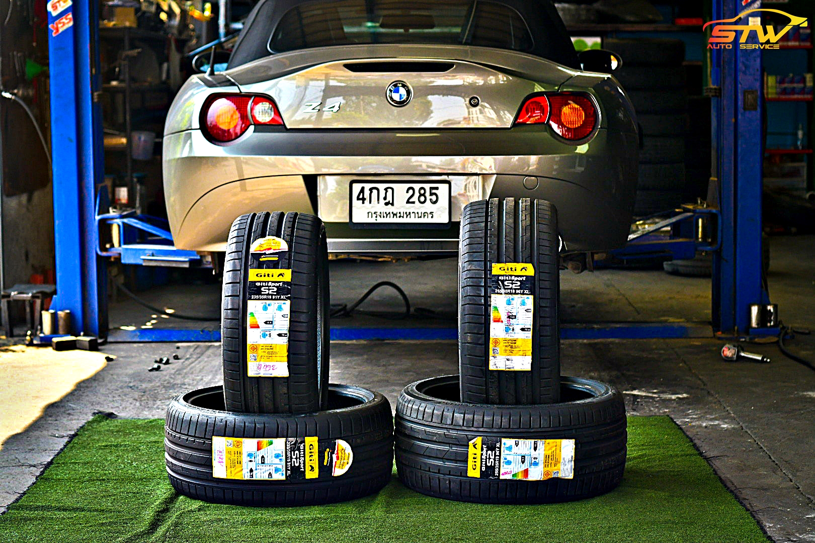 ยาง GITI Sport S2 F 235/35R19 91Y R 255/35R19 96Y ติดตั้งใส่ BMW Z4