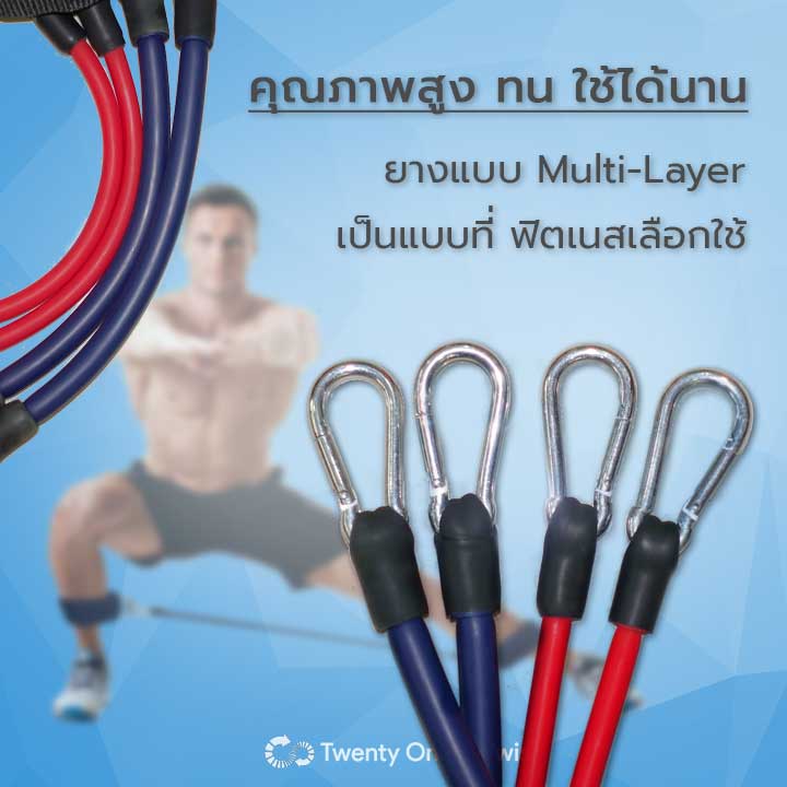 ชุดยางยืดออกกำลังกายขา (Leg Resistance Set)