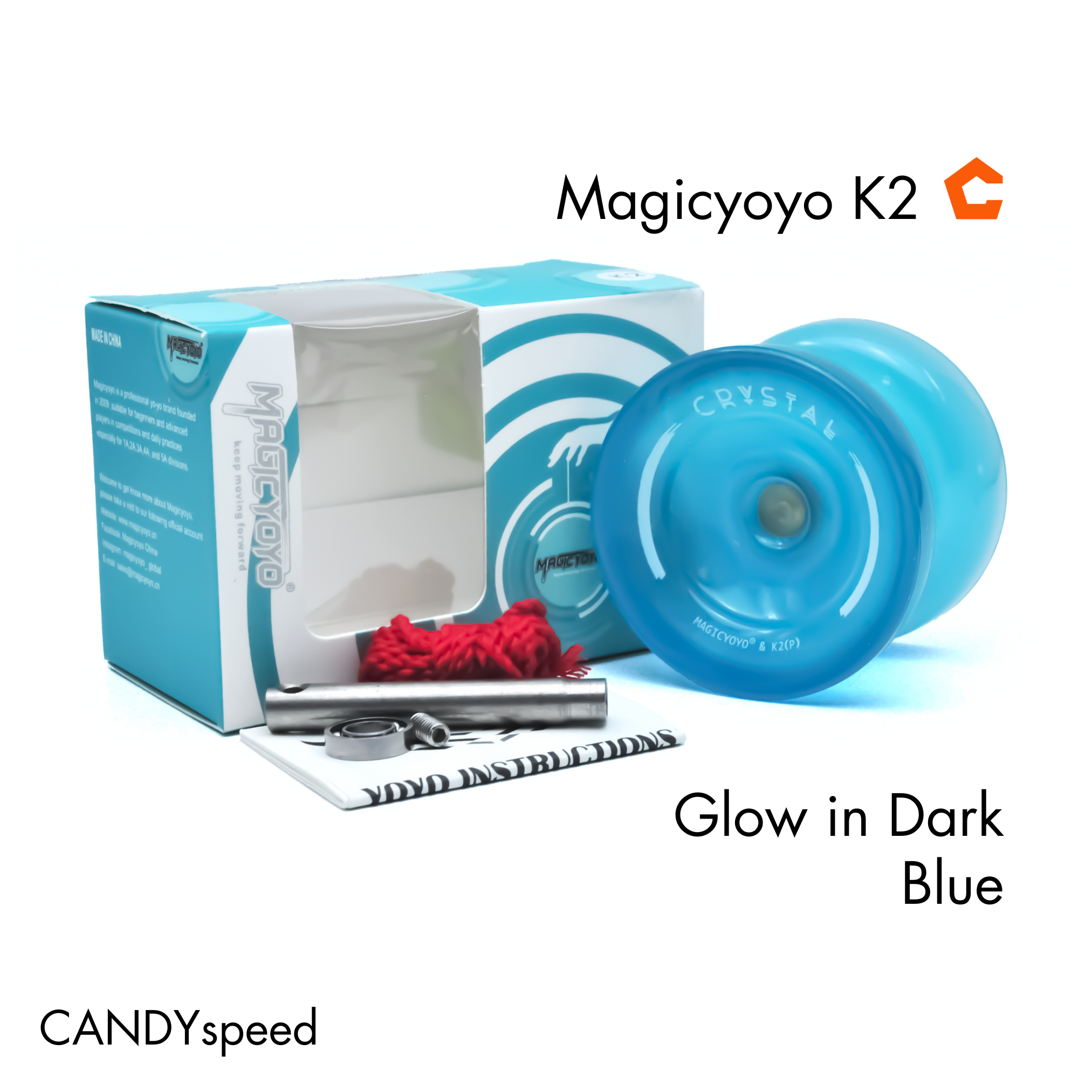 Yoyo โยโย่ MagicYoyo K2 | Magic Yoyo K2(p) CRYSTAL | by CANDYspeed