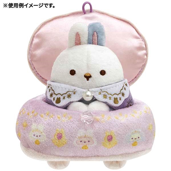 กล่องสมบัติเล็ก Sumikko Gurashi Rabbit's Mysterious Charm & Mirror มาพร้อมกระจก (เทียม) ให้ตุ๊กตาถือ ใส่ตุ๊กตาไซส์ SS ลงไปได้ ขนาด 5.5 x 8.5 x 6.5 ซม.