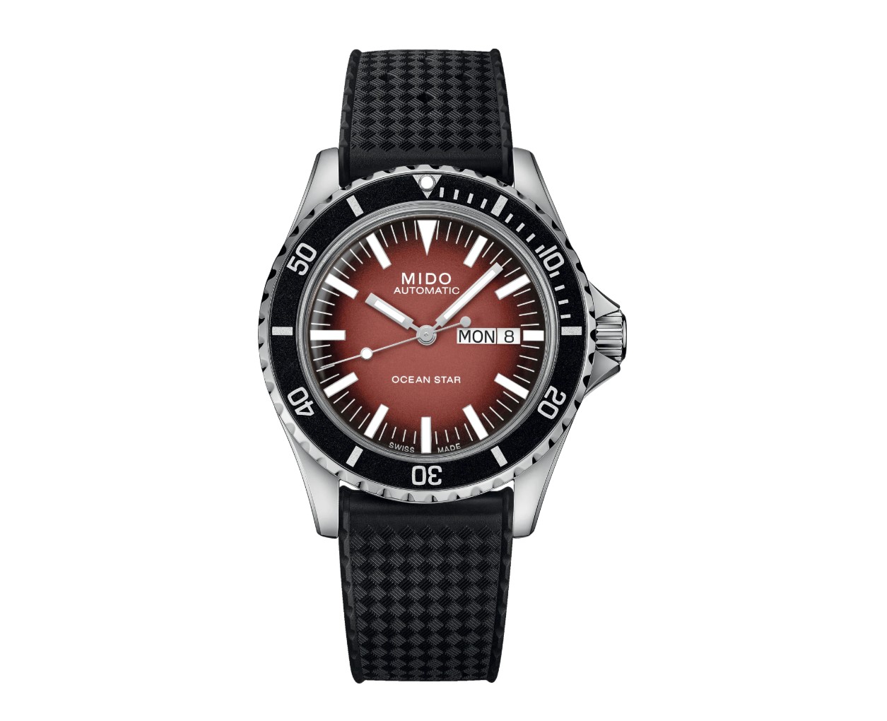 (ประกันศูนย์ไทย 2 ปี) Mido Ocean Star Tribute Gradient รุ่น M026.830.17.421.00 (สีแดง)