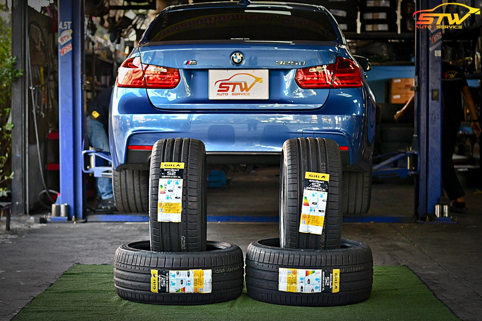 เปลี่ยนยาง BMW Series 3 325d GITI Sport S2 F 235/40R18 95Y R 255/35R18 94Y