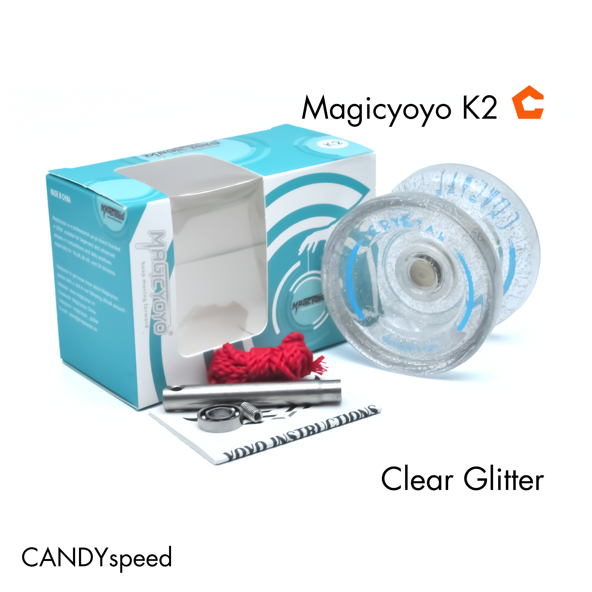 Yoyo โยโย่ MagicYoyo K2 | Magic Yoyo K2(p) CRYSTAL | by CANDYspeed