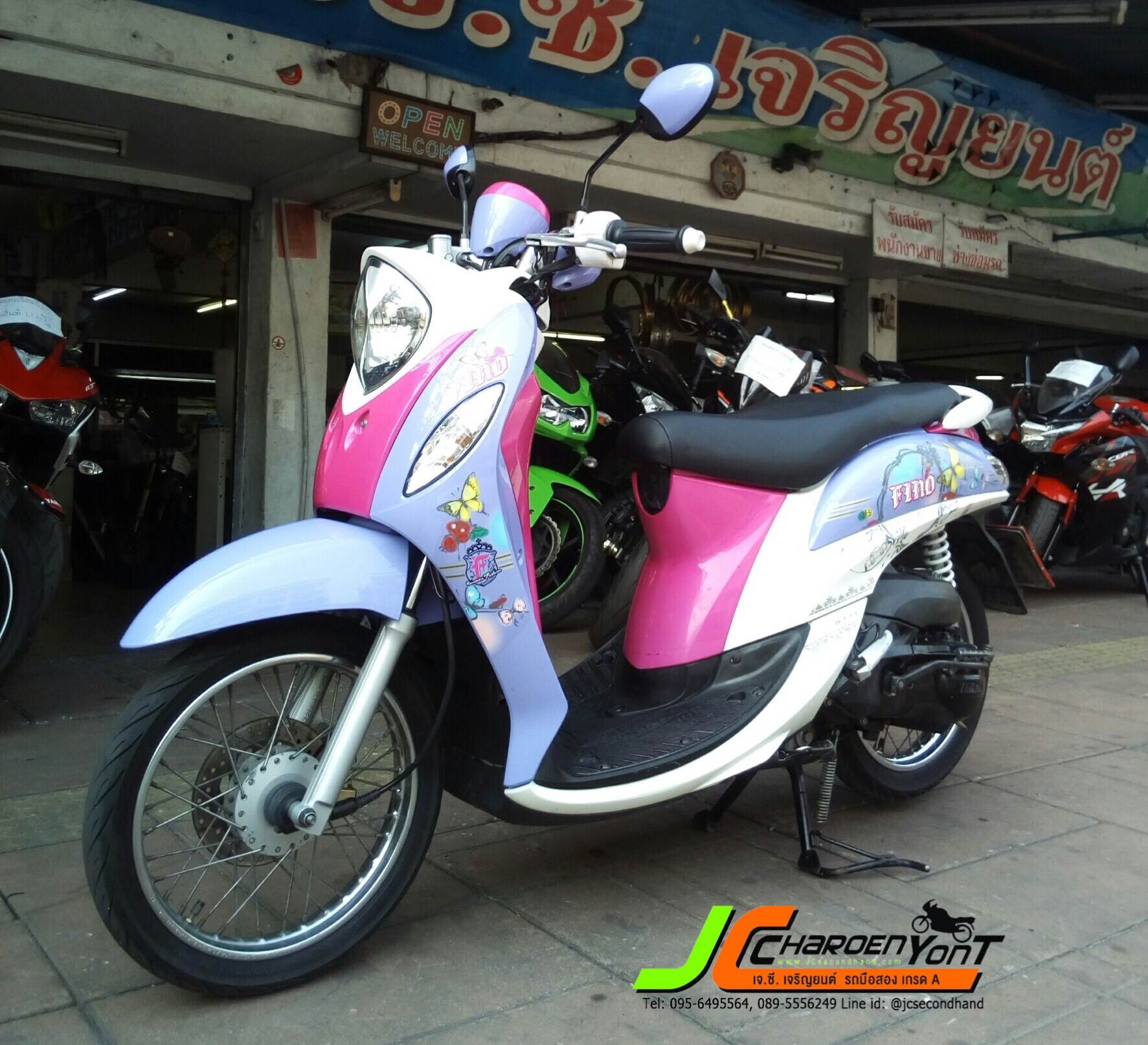 "รถบ้านเทิร์นมาสภาพน่าใช้" ดาวน์เริ่มต้น 4,500 (ไม่รวมประกันรถหาย) กับ YAMAHA FINO FI ~Fashion~ จดทะเบียนกลางปี57สภาพสวยเดิม