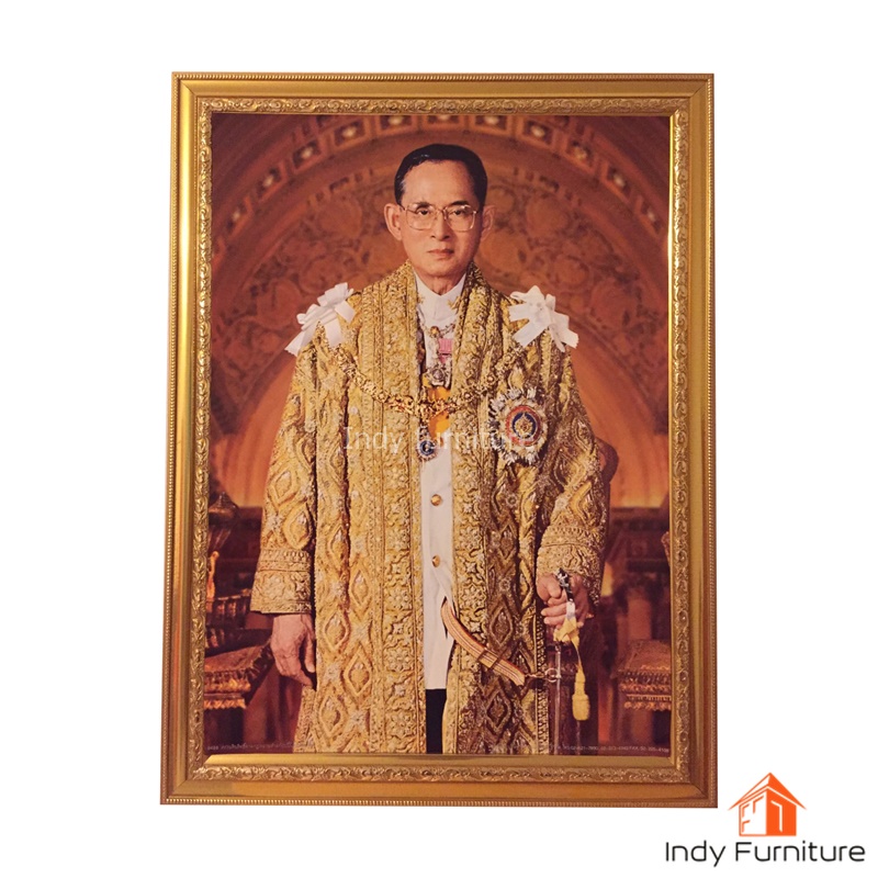 กรอบรูป พระบรมฉายาสาทิสลักษณ์ รัชกาลที่ 9 ขนาด 46x59 ซม.(9488)