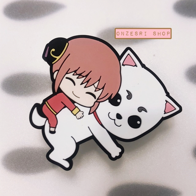 Gintama Rubber Clip เป็นที่หนีบกระดาษหรือของอื่น ๆ ได้ ตัวใหญ่น่ารัก มี 7 แบบ