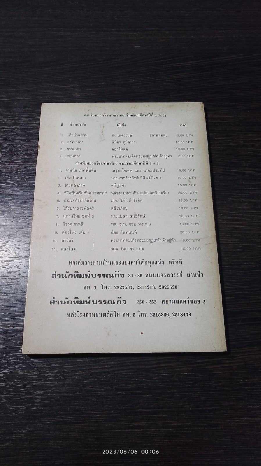 ข้างหลังภาพ / ศรีบูรพา (มีรอยโดนน้ำ)