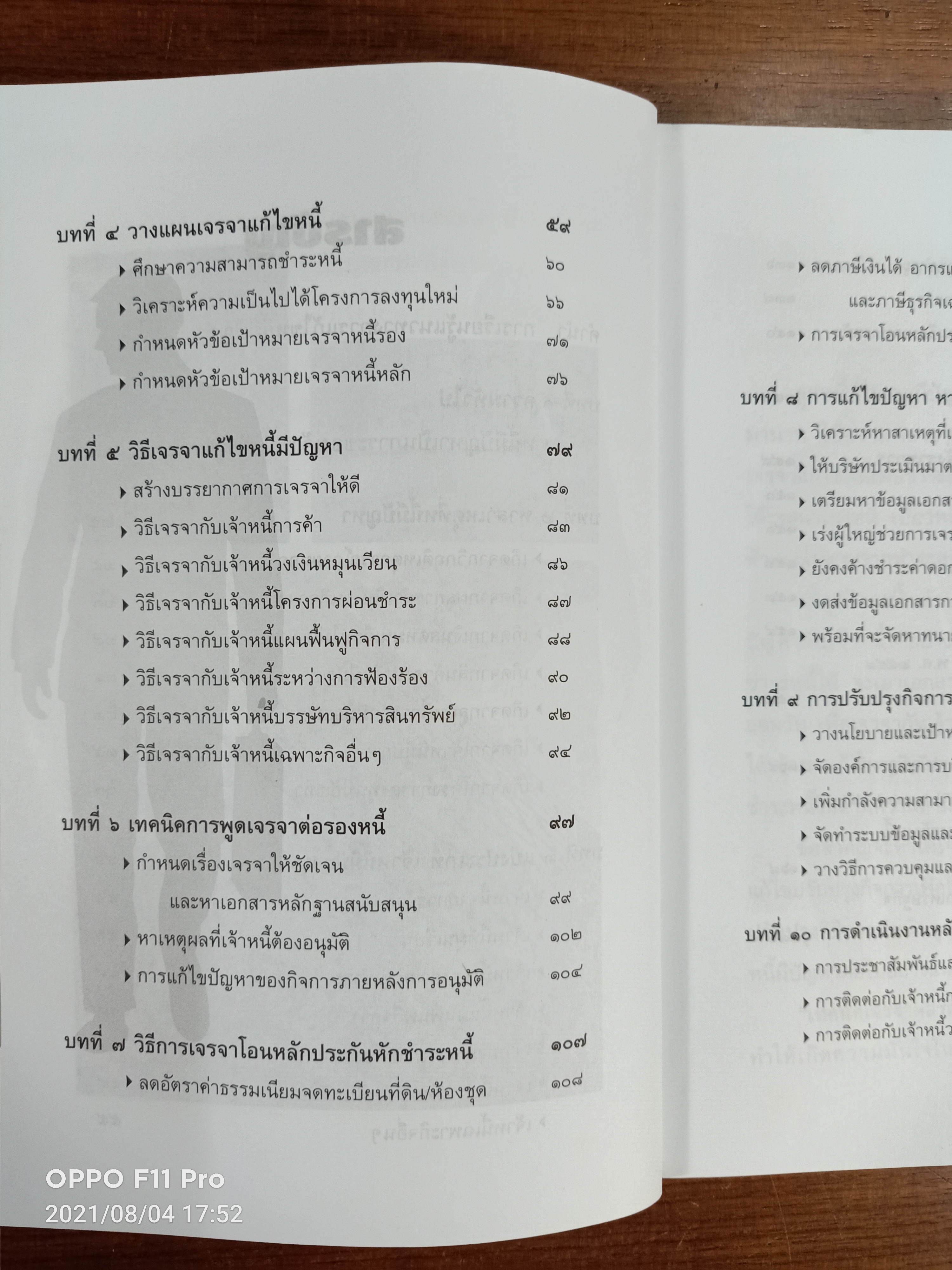 เทคนิคเจรจาต่อรองหนี้ เพื่อแก้ไขธุรกิจ / โดย ทวีทรัพย์ สุวรรณประทีป