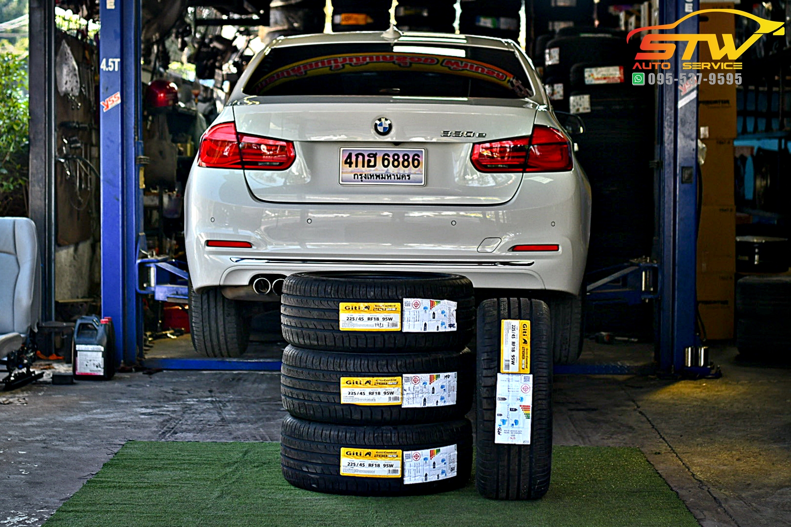 ยางใหม่ GITI GitiControl 288 RunFlat 225/45R18 95W