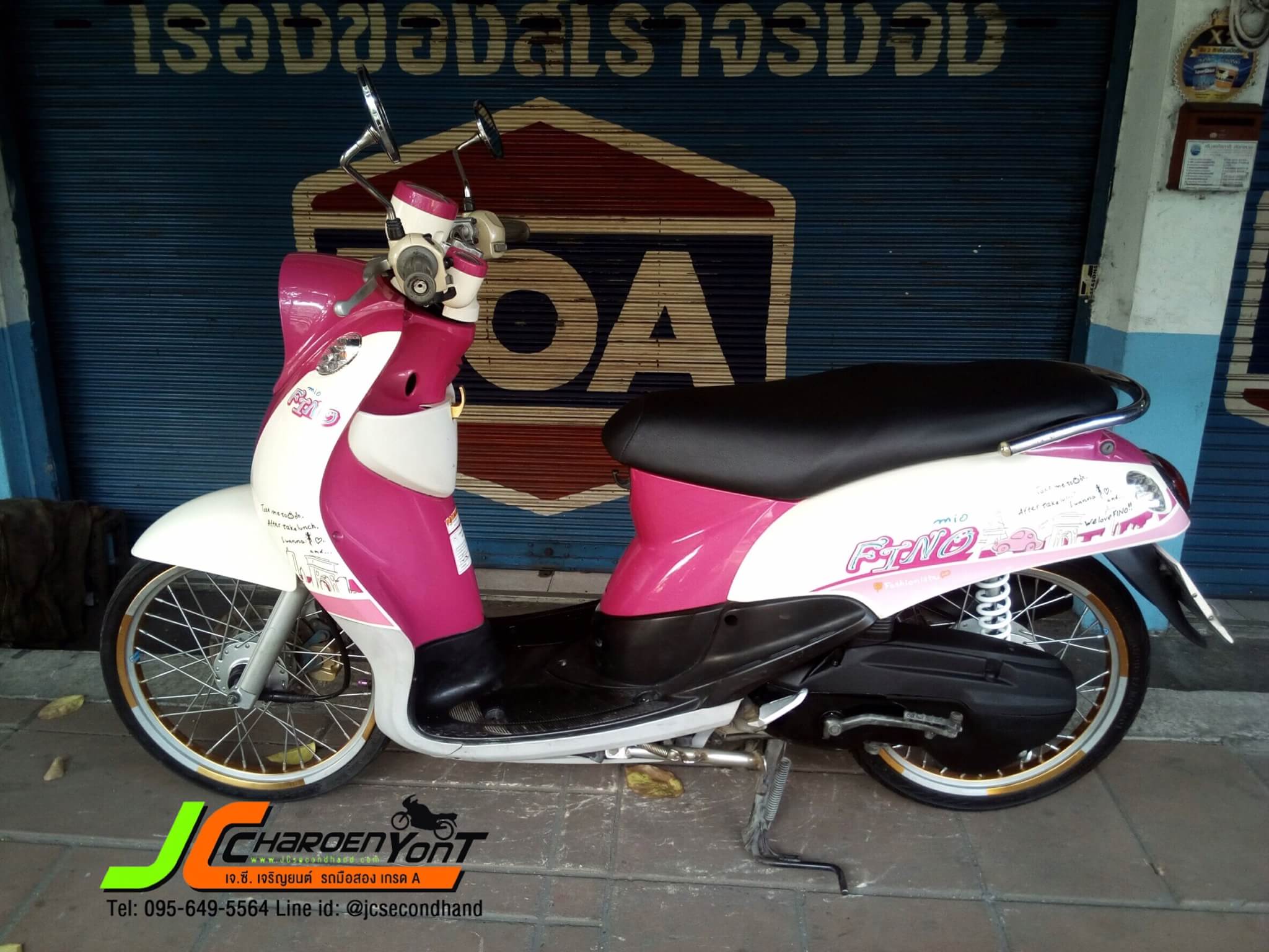 "รถดีสีสวยมาใหม่กันอีกแล้วค่ะ" YAMAHA FINO 2เกจ์ จดทะเบียนปลายปี 55 คันนี้บอกเลยเครื่องดี เงียบ