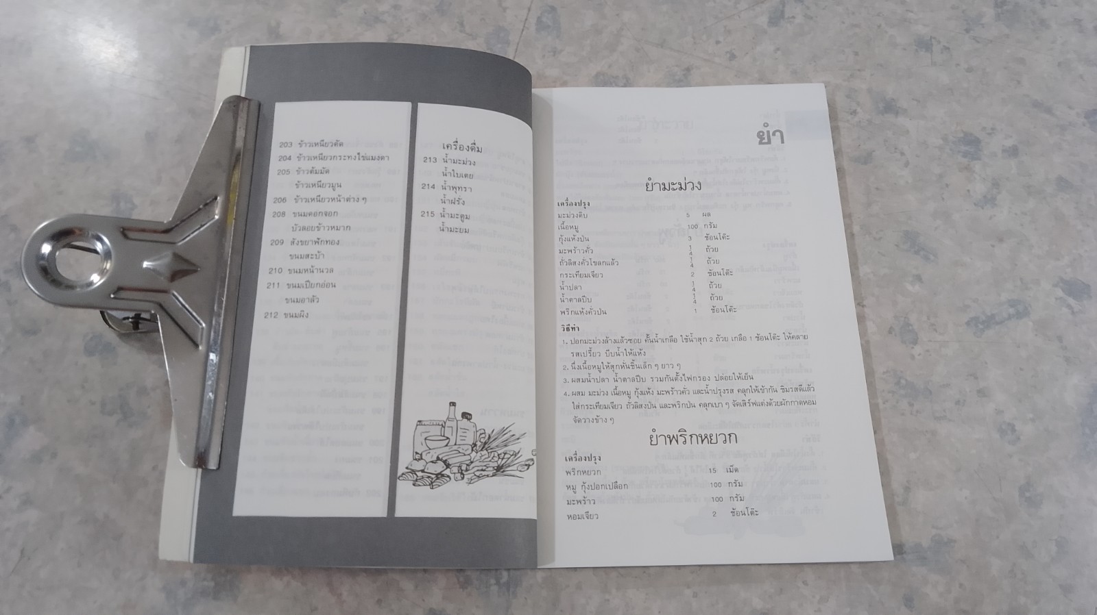 ตำราอาหารคาว - หวาน เล่ม 1