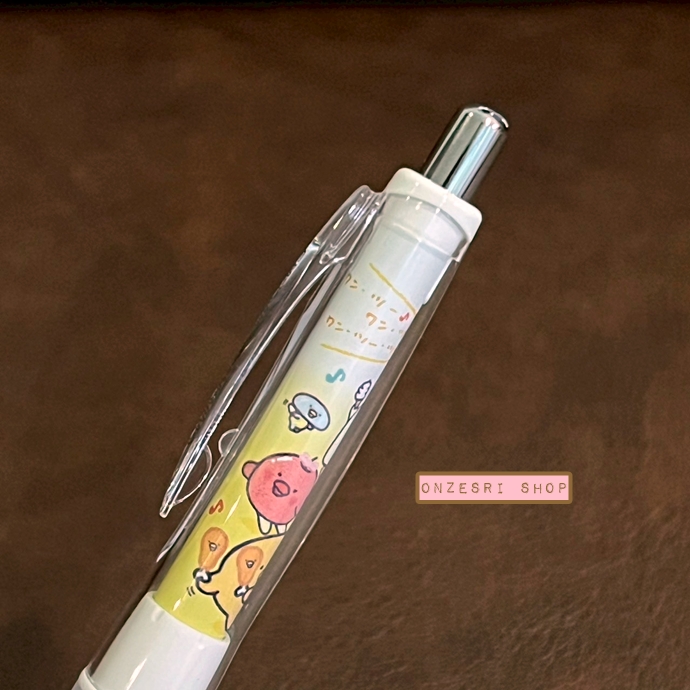 ดินสอกดเขย่าไส้ Dr.Grip ลาย Chickip Dancers จาก San-X Japan หัว 0.5 แท่งสีเหลือง