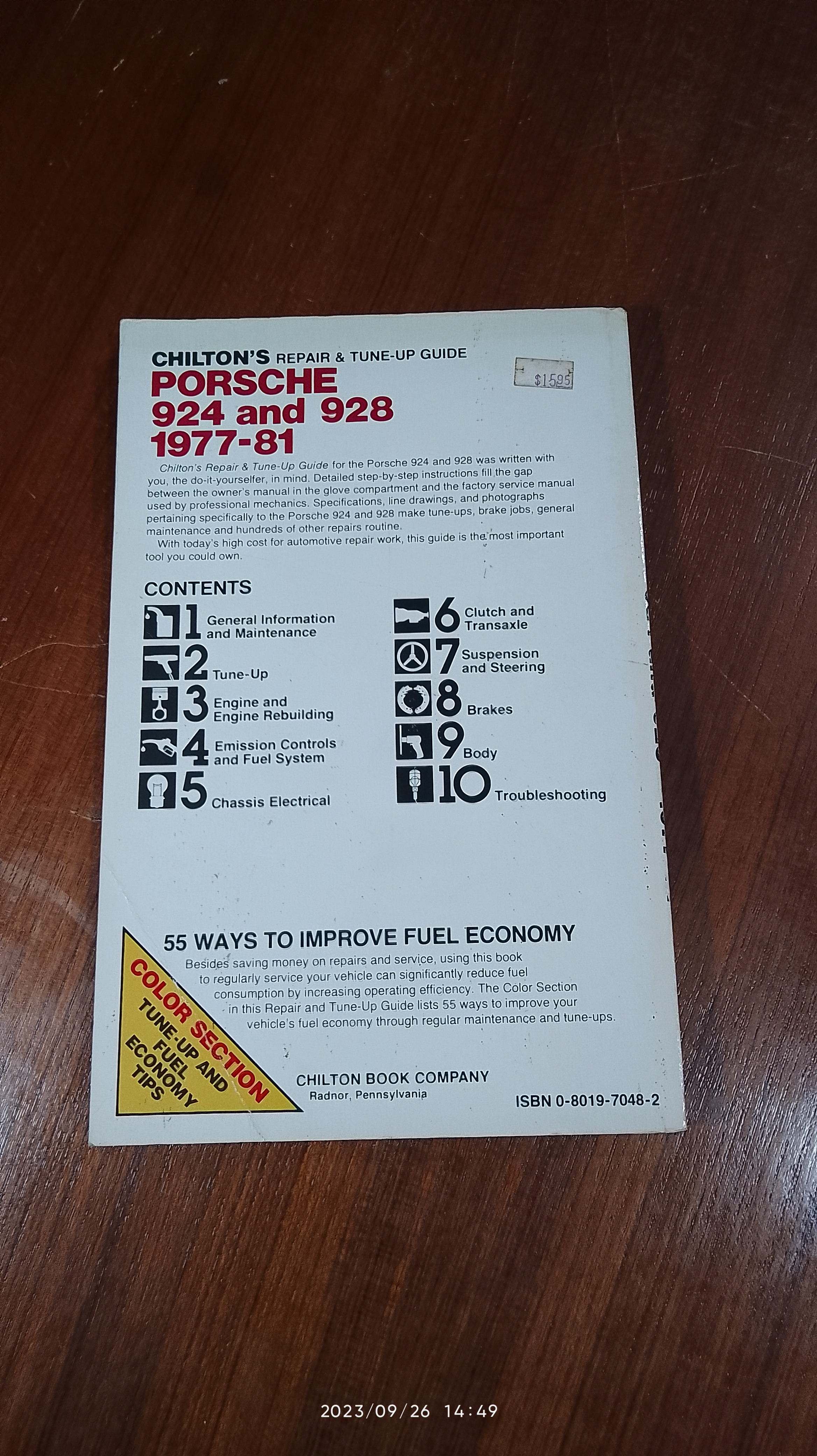 Chilton's Repair and Tune-Up Guide : Porsche 924 and 928, 1977-81