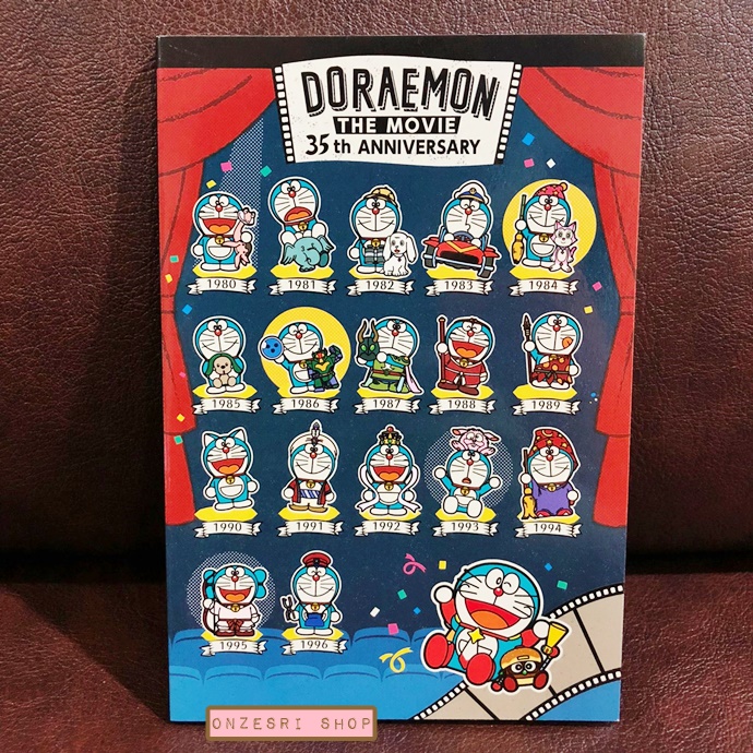 สมุดโน้ต Doraemon The Movie 35th Anniversary ขนาด A6 (10 x 14.8 x 6 ซม.)