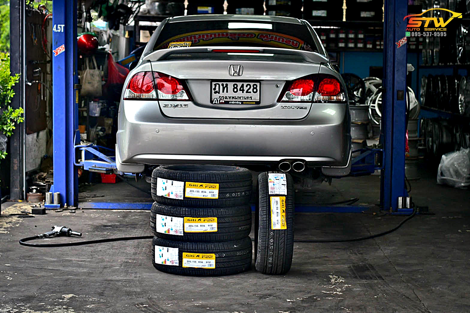 ยางใหม่ GITI Comfort F22 205/55R16 91V
