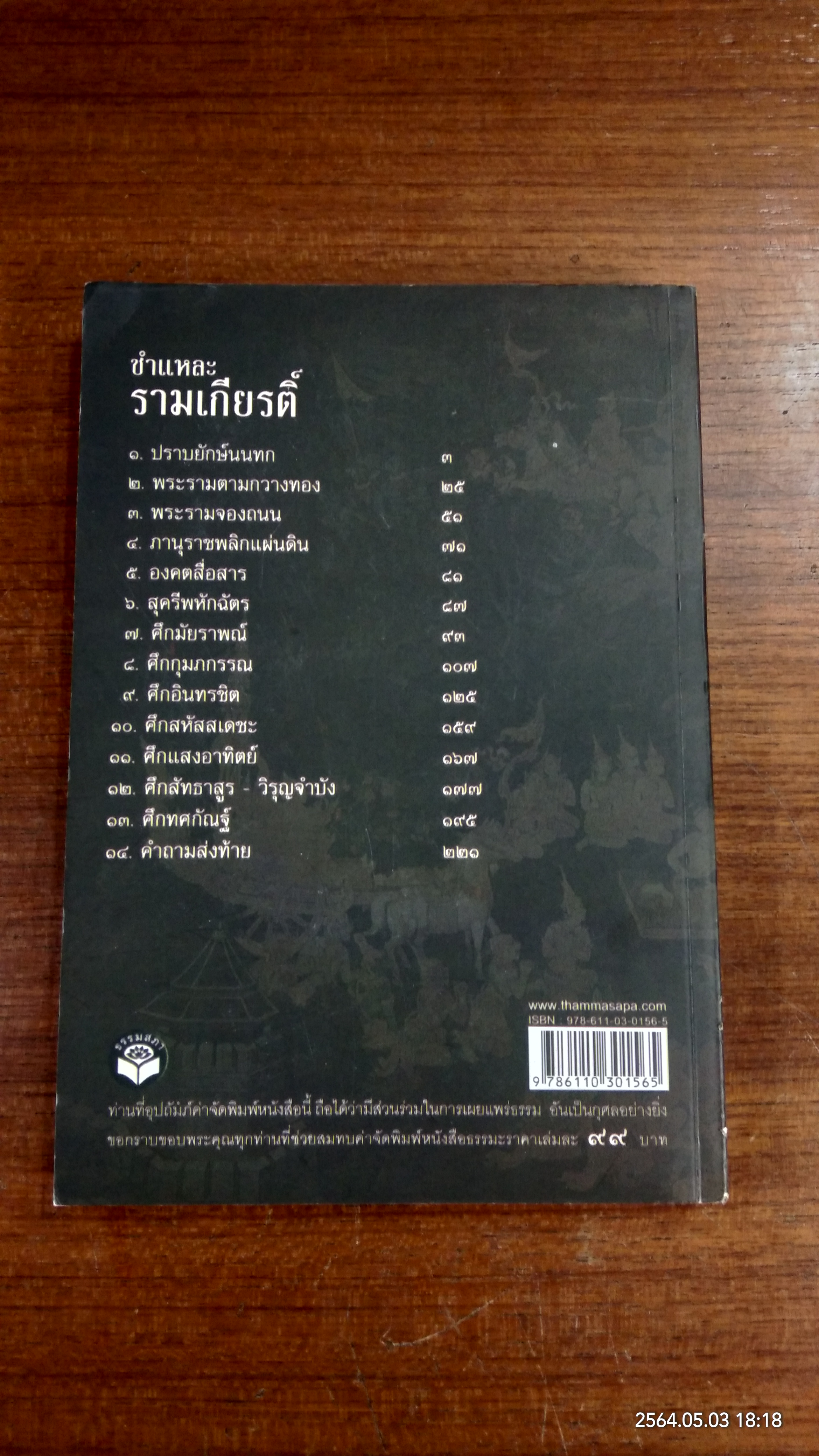 ชำแหละรามเกียรติ์ / ภิกขุ โพธิ์แสนยานุภาพ