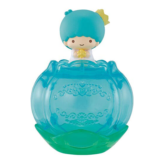 Capsule Bouquet Sanrio Characters 2 แบบ Kiki (Little Twin Stars) เป็นโมเดลรูปดอกไม้กลม ๆ ด้านบนเป็นตัวซานริโอ้น่ารัก เฉพาะตรงดอกไม้สูง 5 ซม.
