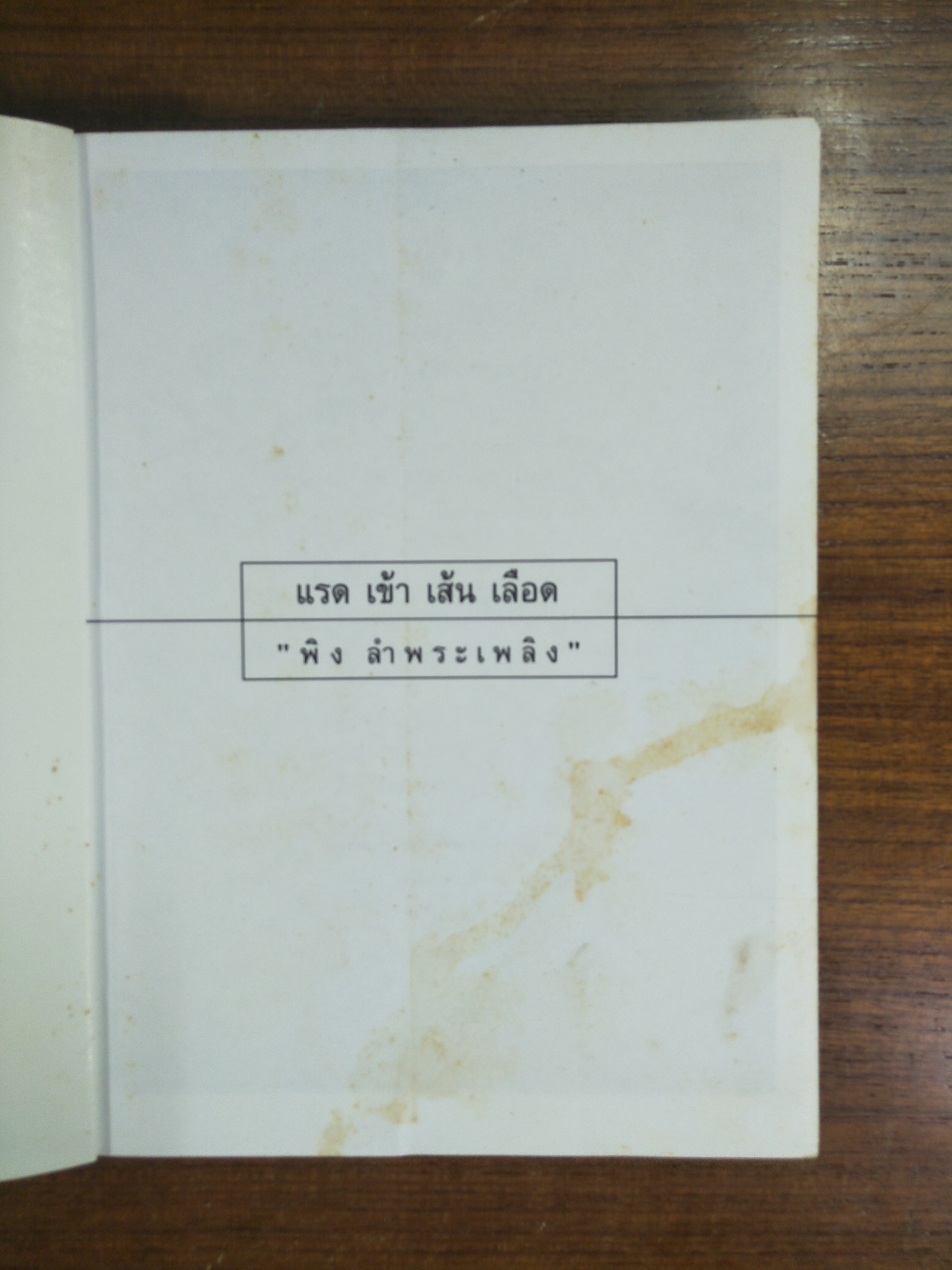 แรด เข้า เส้น เลือด / พิง ลำพระเพลิง