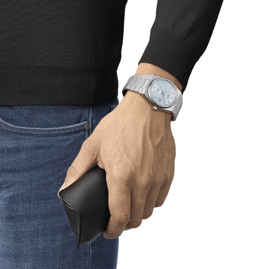 (ประกันศูนย์ไทย 2 ปี) TISSOT PRX POWERMATIC 80 Ice-Blue รุ่น T137.407.11.351.00