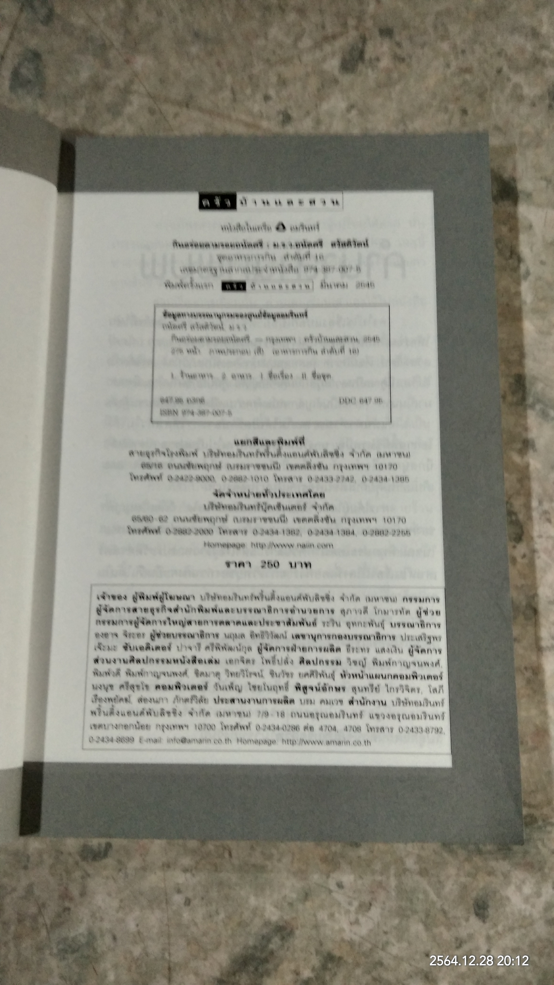 กินอร่อย ตามรอยถนัดศรี / ม.ร.ว.ถนัดศรี สวัสดิวัตน์