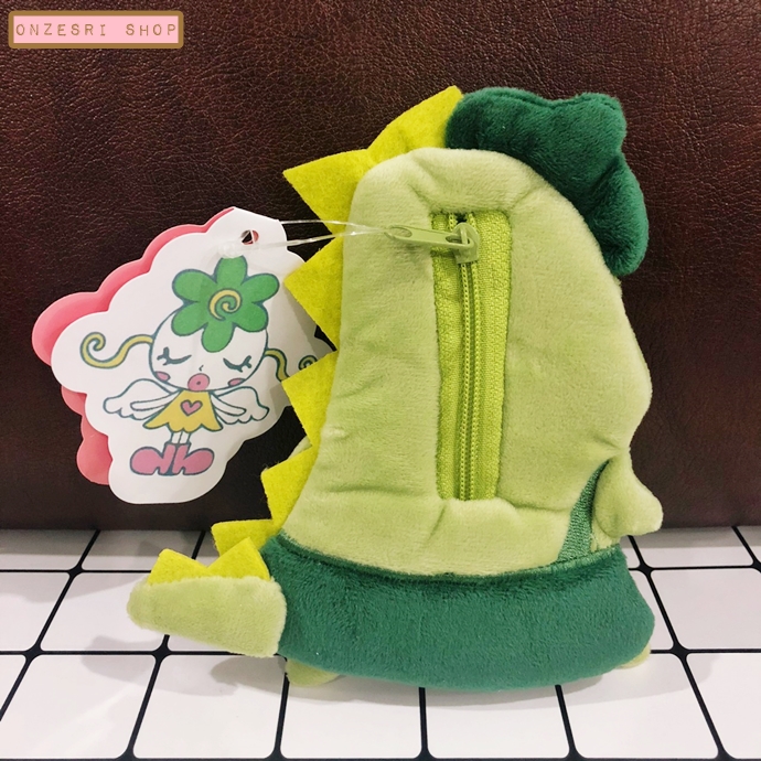 กระเป๋าใส่เหรียญ Sudo Zaurus Di-Cut Pouch ผลงานของ Ai Yazawa ผู้เขียน Tenshi Nanka ja Nai ! (ฉันไม่ใช่นางฟ้านะ) / Gokinjo Monogatari (เก็บหัวใจให้คนข้างบ้าน) หายาก มีช่องซิปใส่เหรียญได้ ขนาด 12 x 14 ซม.