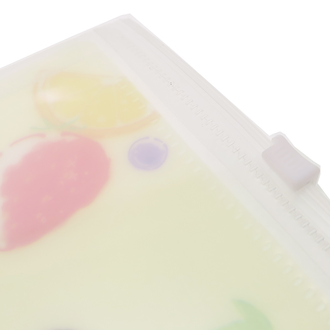 แฟ้ม A4 ลาย Disney Tsum Tsum (Fruity) แยกใส่เอกสารได้ 6 ช่อง + 1 ช่องซิปด้านหลัง