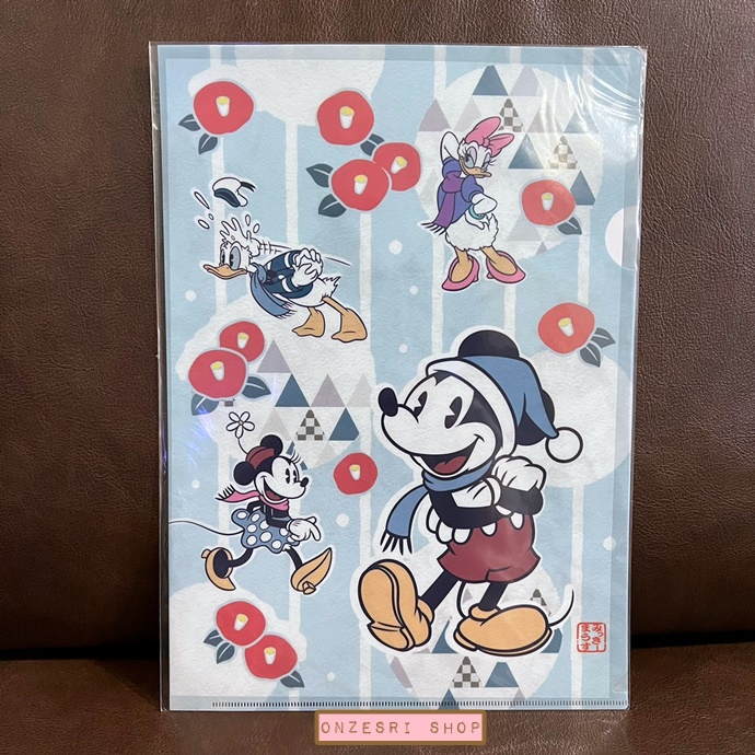 แฟ้ม A4 แบบ 1 ช่อง Disney - Japan's Four seasons (Japan Limited) ลาย Disney - Winter
