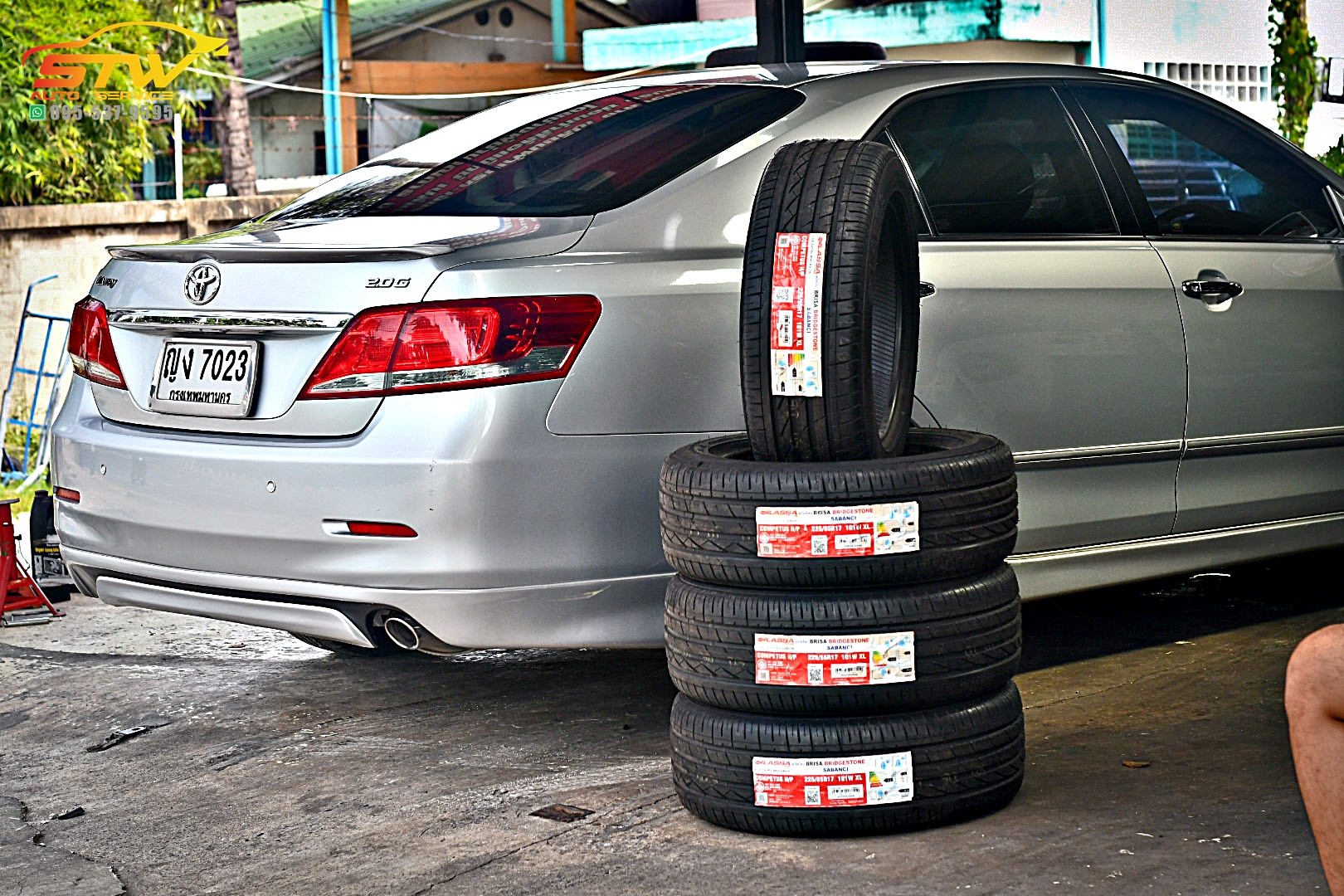 ยางใหม่ LASSA Competus H/P 225/55R17 101W