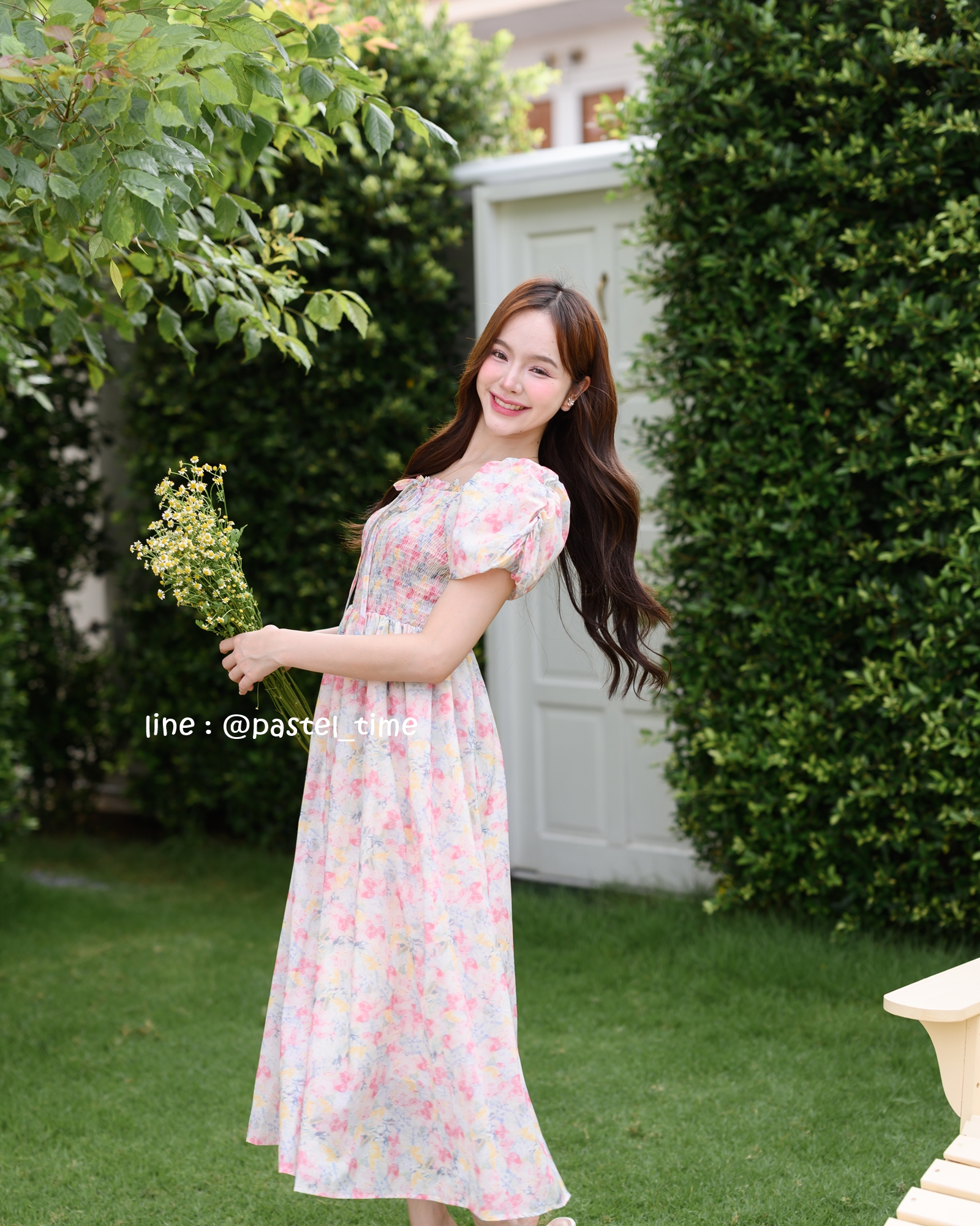 Fiore Smock Midi Dress