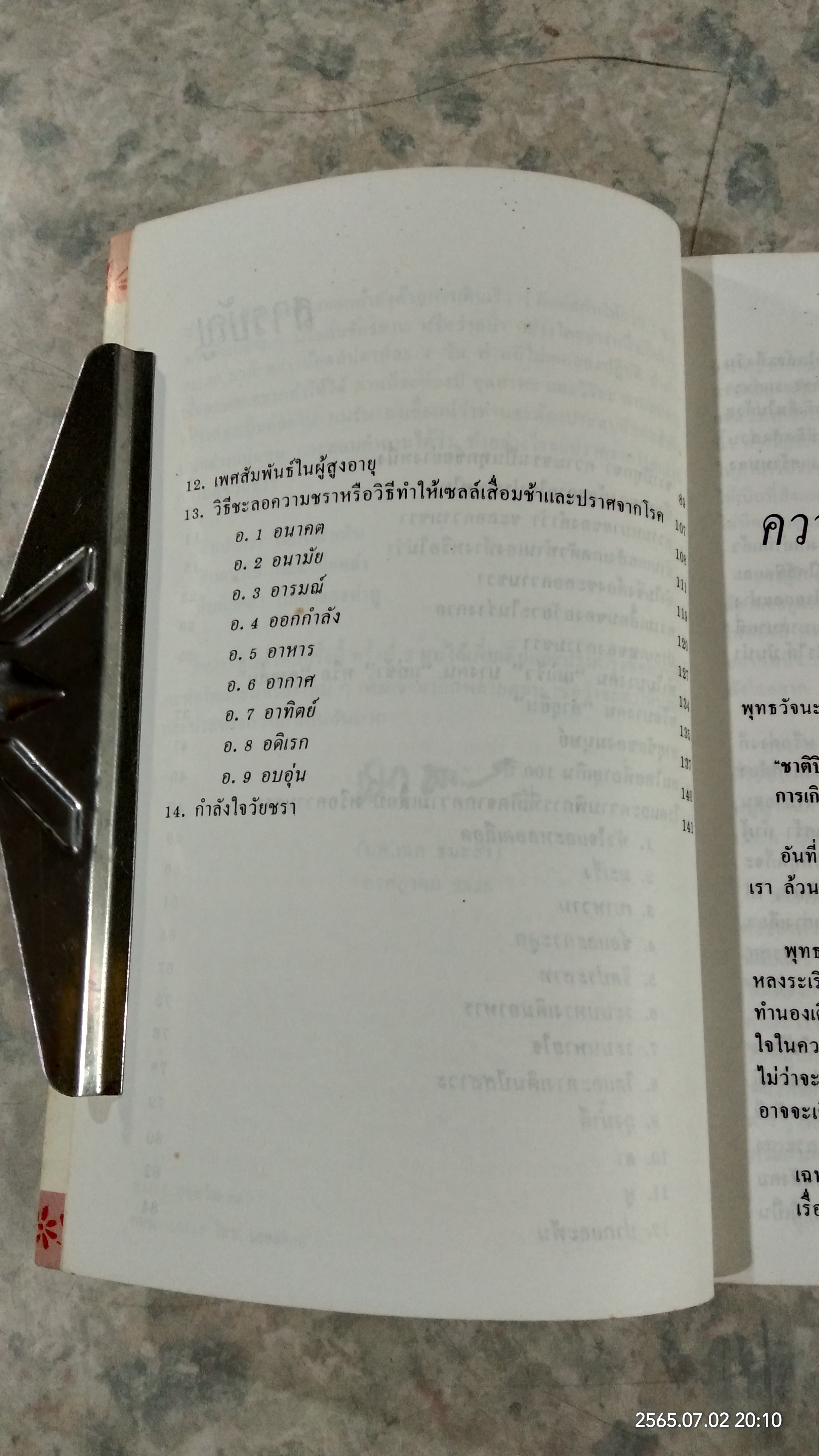 ทำอย่างไรจะปราศจากโรค และชะลอความชรา / เฉก ธนะสิริ