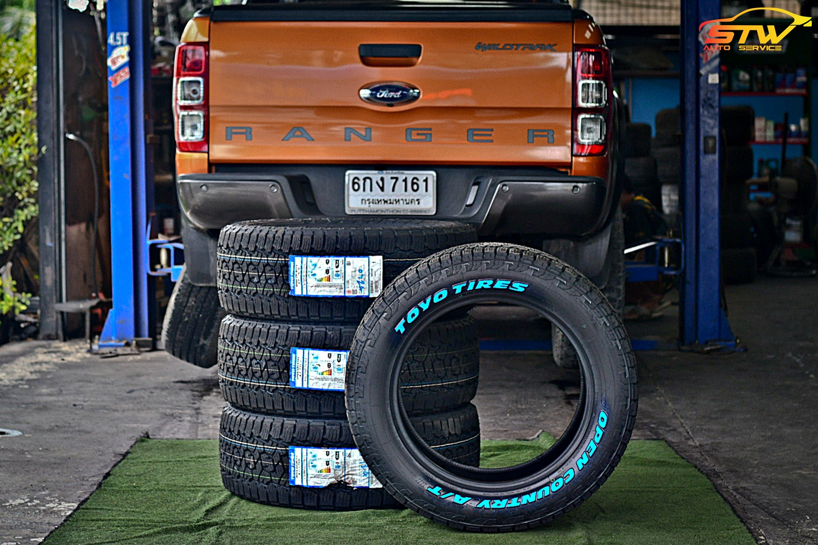 ยาง TOYO OPEN COUNTRY AT III (AT3) 275/55R20 117H ติดตั้งใส่ FORD RANGER