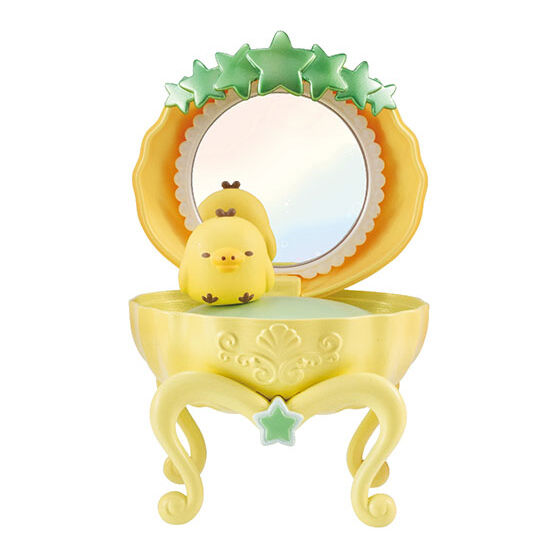 Rilakkuma Shell Dresser เป็นโมเดลแบบโต๊ะเครื่องแป้ง น่ารักมาก ขนาดประมาณ 11 ซม. มี 4 แบบให้เลือก