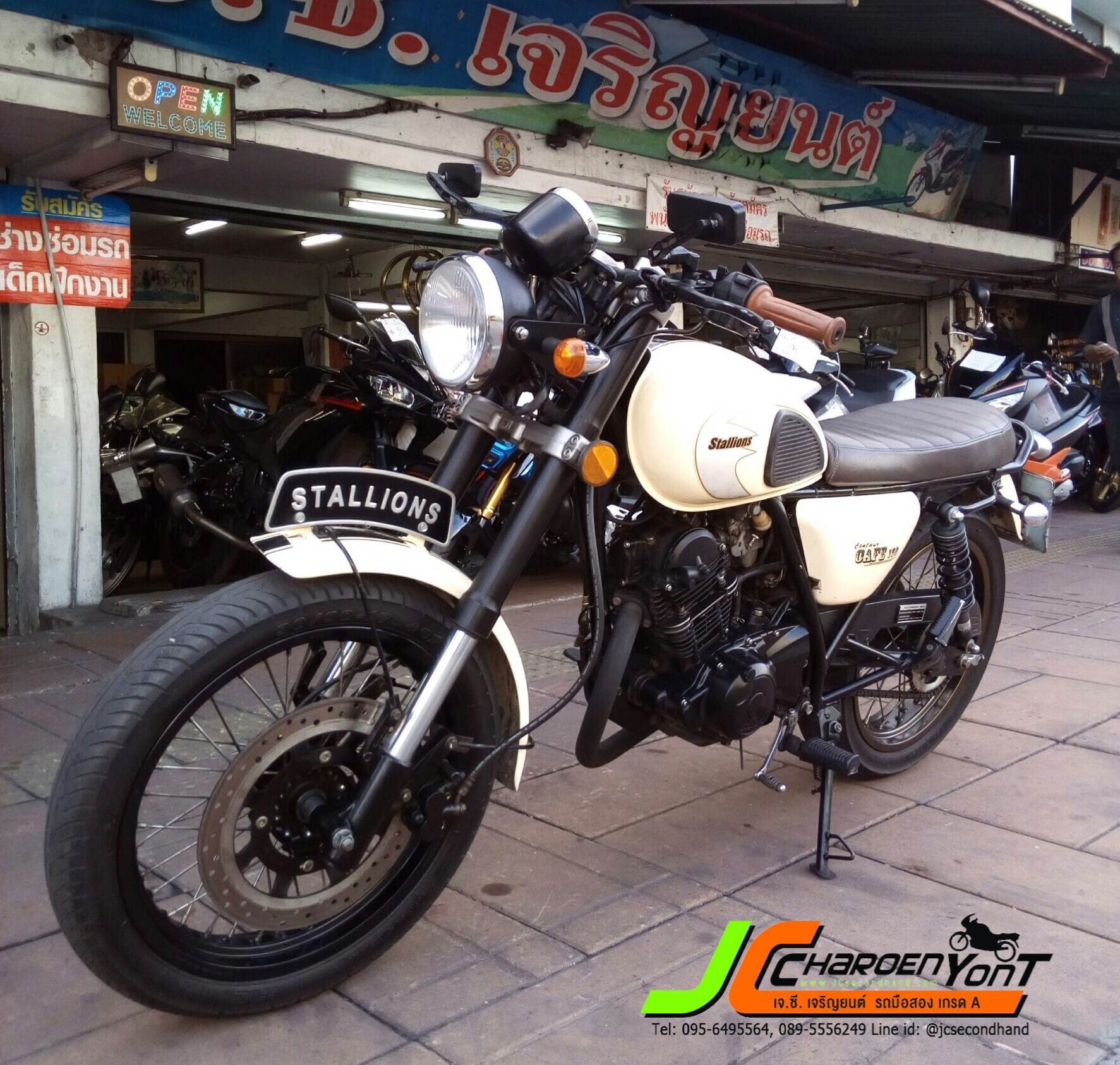 "รถบ้านมือเดียวแนวCafe" STALLIONS CENTAUR 150 รถจดทะบียนปี 58 สภาพสวยเดิม เครื่องเงียบไม่แกะ ห้องเครื่องสวย