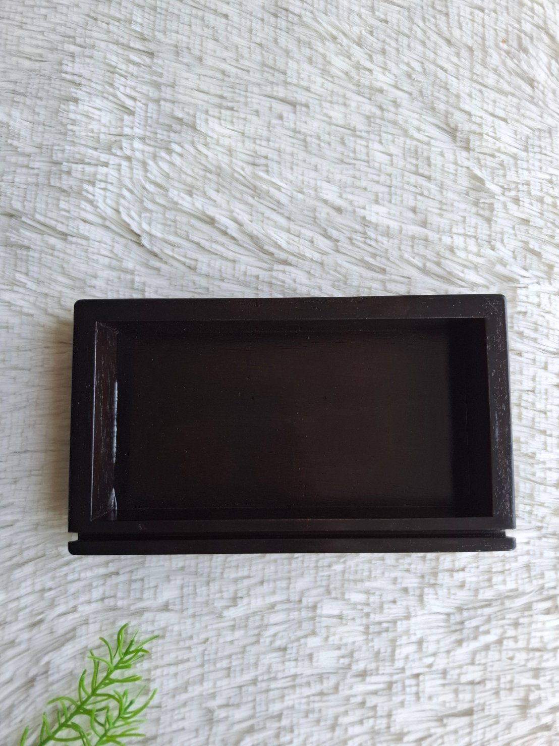 ถาดไม้ใส่นามบัตร