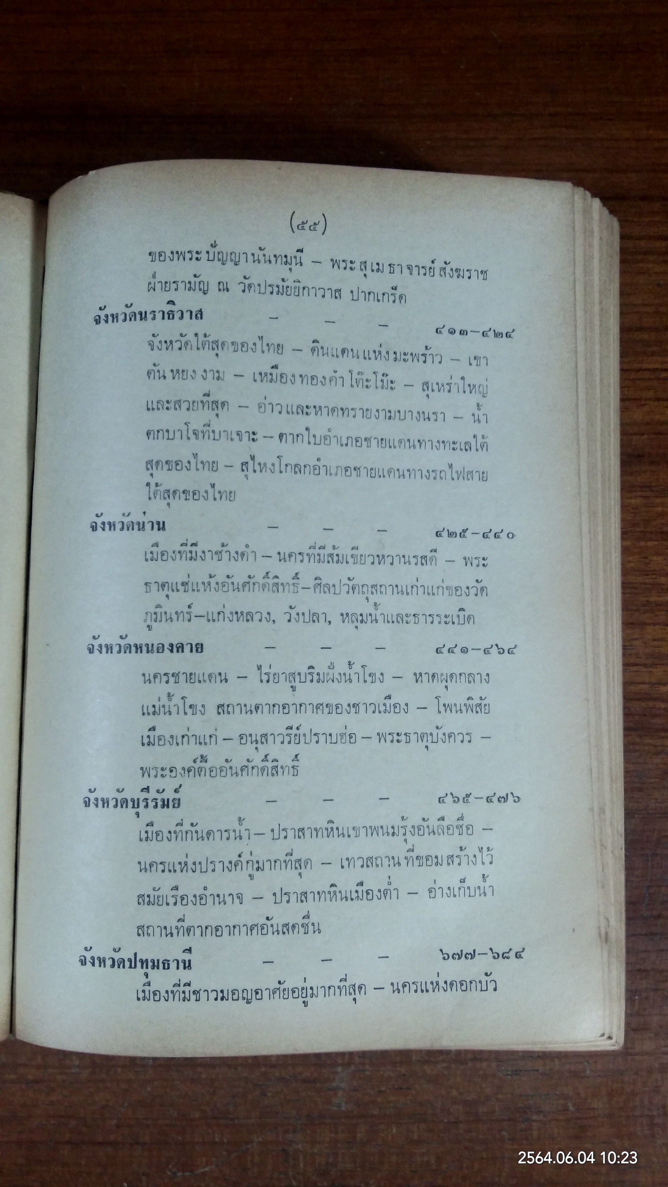 เที่ยวเมืองไทย ๗๑ จังหวัด เล่ม ๑ (สภาพไม่สมบูรณ์) / ละออง ศรีสุคนธ์